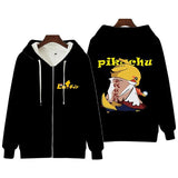 3D Print Pokemon Pikachu Hoodies - Heesse