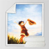 One piece 3D Printing Fleece Blanket - Heesse