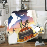 One piece 3D Printing Fleece Blanket - Heesse