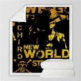 One piece 3D Printing Fleece Blanket - Heesse