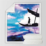 One piece 3D Printing Fleece Blanket - Heesse