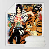 One piece 3D Printing Fleece Blanket - Heesse