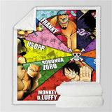 One piece 3D Printing Fleece Blanket - Heesse