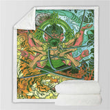 One piece 3D Printing Fleece Blanket - Heesse