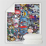 One piece 3D Printing Fleece Blanket - Heesse
