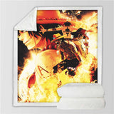One piece 3D Printing Fleece Blanket - Heesse