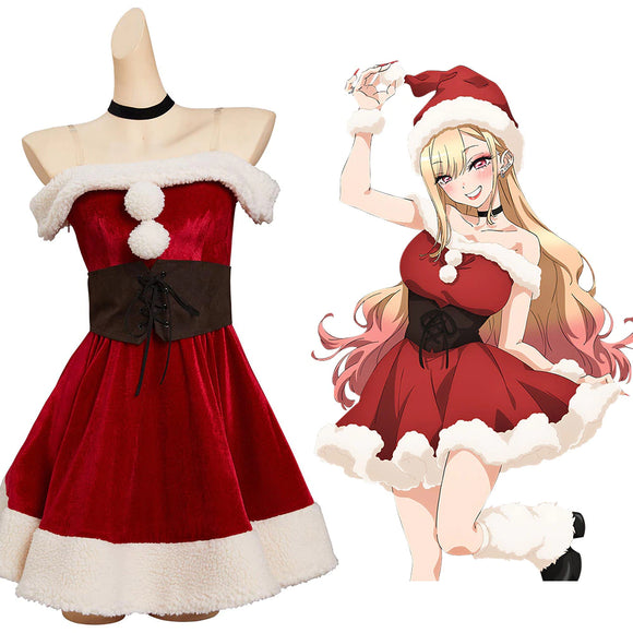 My Dress-Up Darling Marin Kitagawa Christmas Dress Cosplay