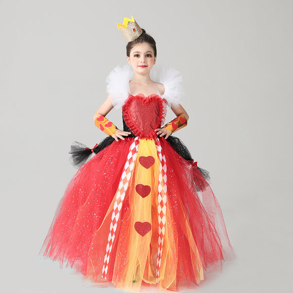 Queen Dress Cosplay For Kids