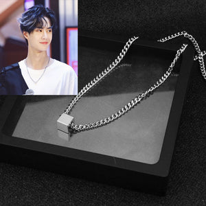 Wang Yibo Square Necklace - Heesse