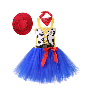 Cowboy Girl Dress Cosplay For Kids