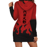 Anime Naruto 3D Printed Deluxe Dress Hoodie - Heesse