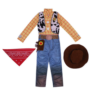 Kids Sheriff Woody Toy Story Cosplay Costume - Heesse