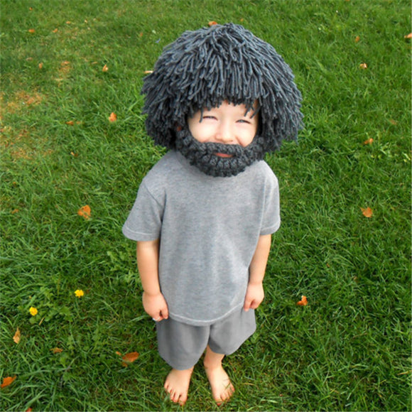 Knitted Wig And Beard - Heesse