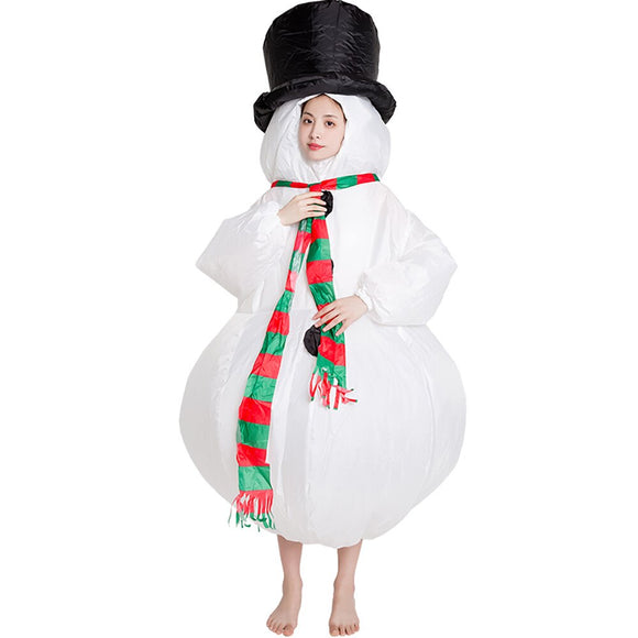 Snowman Inflatable Costume - Heesse
