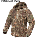 Outdoor Men's Military Army Tactical Camouflage Fleece Jacket - Heesse