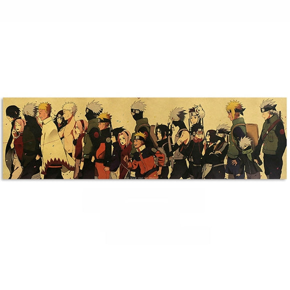 Naruto Action Figure Vintage Stickers - Heesse Fashion