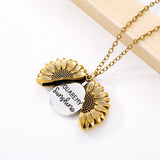 You Are My Sunshine Sunflower Necklaces For Women - Heesse Fashion