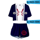 Anime Naruto 3D Print T shirt+Shorts Sets - Heesse