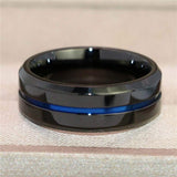 Lovers Blue Zircon Ring Sets - Heesse