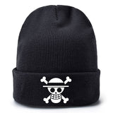 One Piece Skull Knitted Winter Hat - Heesse