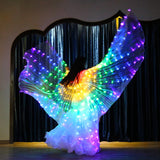 Rainbow Color Alas Angle Led Wings Costume - Heesse