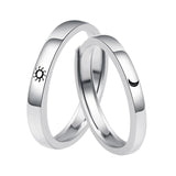 Zinc Alloy Lovers Couple Rings - Heesse