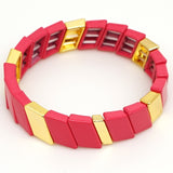 Women Bracelet Tile Beads - Heesse