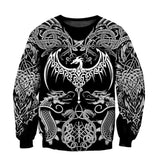 Armor Dragon Tattoo Art 3D Printed Hoodie - Heesse