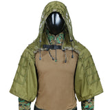 Tactical CS Training/Hunting Clothes With Yarn Sniper Camouflage Mesh Ghillie Suits - Heesse Fashion