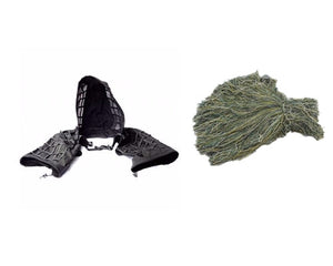 Tactical CS Training/Hunting Clothes With Yarn Sniper Camouflage Mesh Ghillie Suits - Heesse Fashion