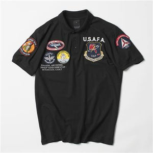 Vintage USAFA top gun polo shirt - Heesse