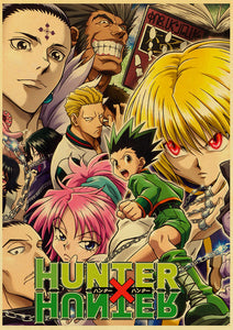 Vintage HUNTER x HUNTER Jpanese Anime Wall Stickers - Heesse