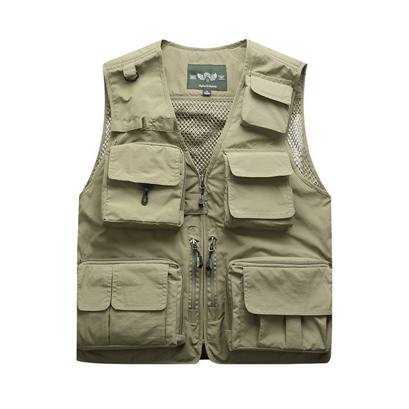 Men's Tactical Fishing Sleeveless Vest jacket - Heesse