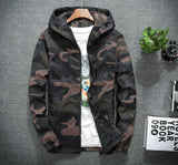Men's Camouflage Hooded Jacket - Heesse