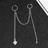 Kpop Multi-layer Chain Drop Earrings - Heesse Fashion