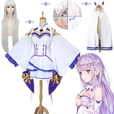 Emilia Dress Re Zero Cosplay Sets - Heesse