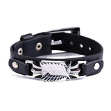 Anime Attack on Titan Wings of PU Charm Bracelets - Heesse