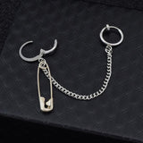 Kpop Multi-layer Chain Drop Earrings - Heesse Fashion