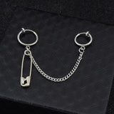 Kpop Multi-layer Chain Drop Earrings - Heesse Fashion