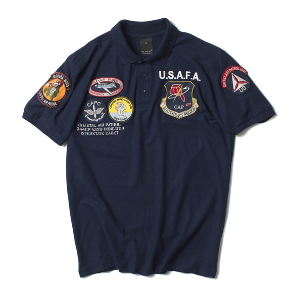 Vintage USAFA top gun polo shirt - Heesse