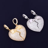 Couple key Heart pendant Necklace - Heesse