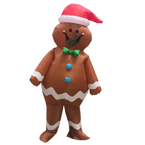 Gingerbread Man Inflatable Costume - Heesse