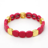 Women Bracelet Tile Beads - Heesse