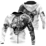 Lion Tattoo 3D All Over Printed hoodies/Streetwear - Heesse
