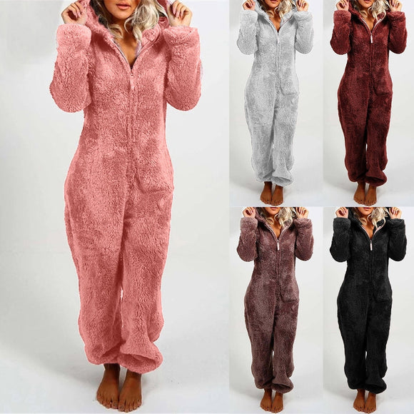 Women's Warm Long Sleeve Sleeping Hoodies - Heesse