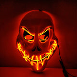 Creepy Smiling Face LED Mask