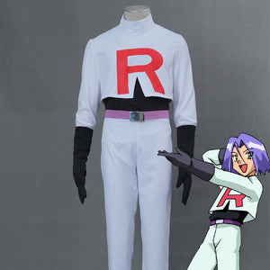 Pokemon Team Rocket James Cosplay For Kids/Adults