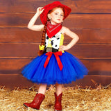 Cowboy Girl Dress Cosplay For Kids