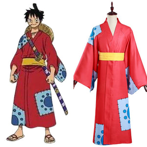 Luffy Wano Arc Cosplay Costume