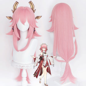 Genshin Impact Yae Miko Wig